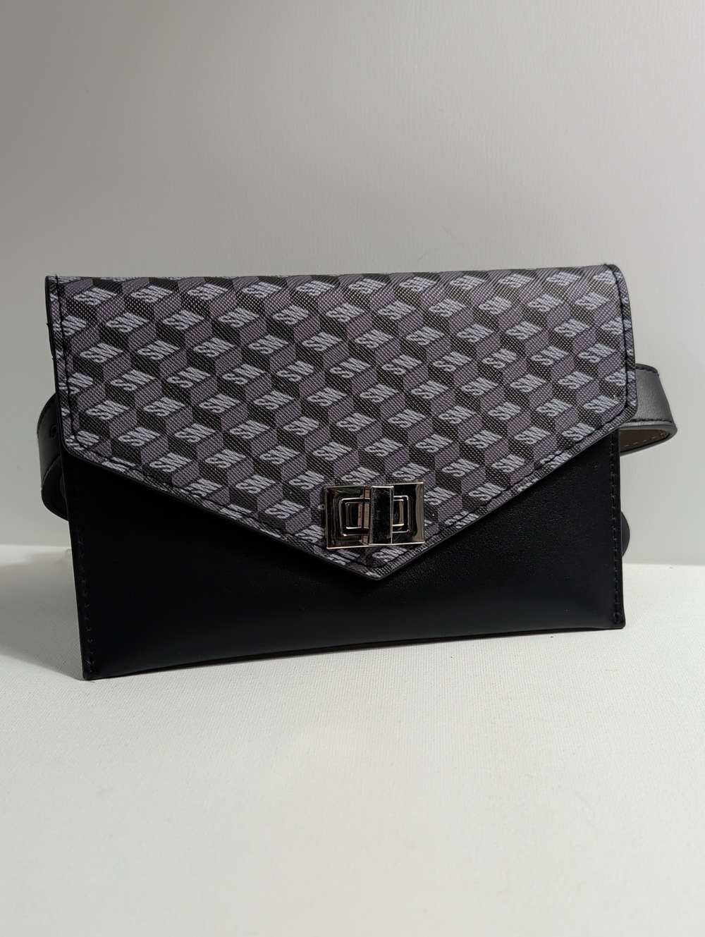 Steve Madden Geometric Print Envelope Belt Bag